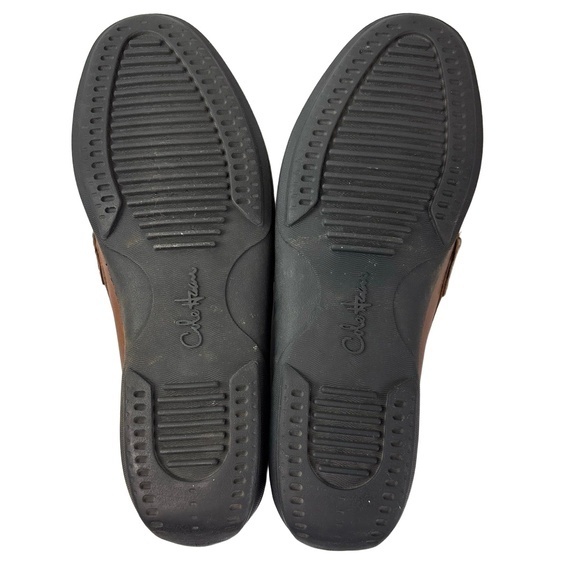 Cole Haan Mens Size 8.5M Brown Loafer Leather Tassel Slipon Dress Shoes Classic - Picture 7 of 8